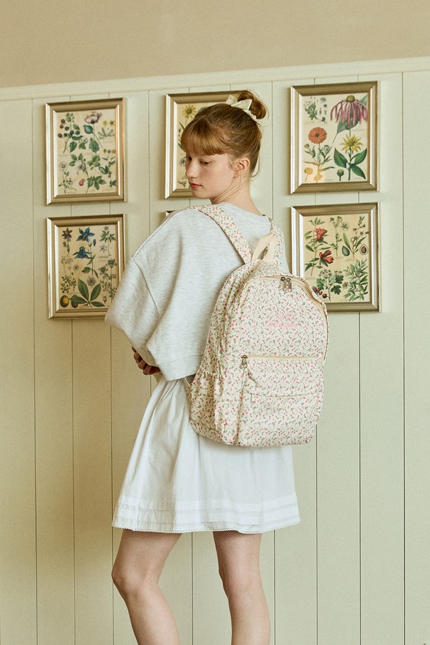 PINKPINEAPPLE - 여성 가방 - BLOOMING BACKPACK_IVORY