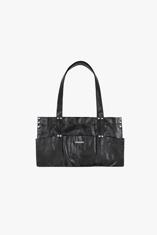 PINKPINEAPPLE - 토트백 - EASY POCKET BAG_BLACK