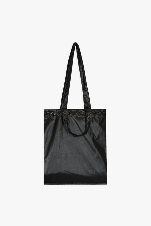 PINKPINEAPPLE - 숄더백 - EYELET SHOPPER BAG_BLACK