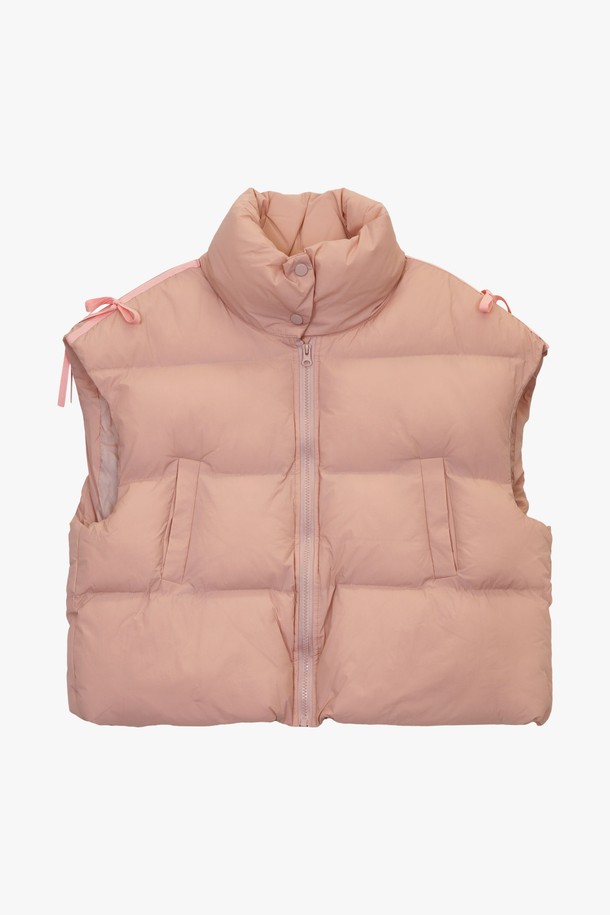 PINKPINEAPPLE - 패딩 - FLUFFY CLOUD VEST_PINK