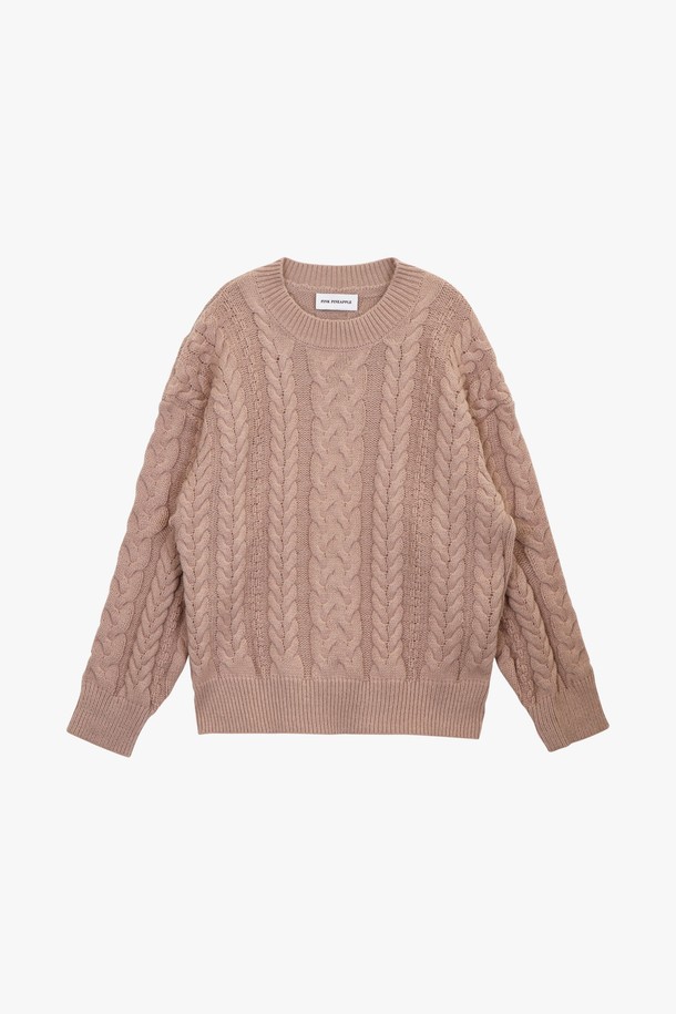 PINKPINEAPPLE - 스웨터 - SNOW SWEETY SWEATER_PINK