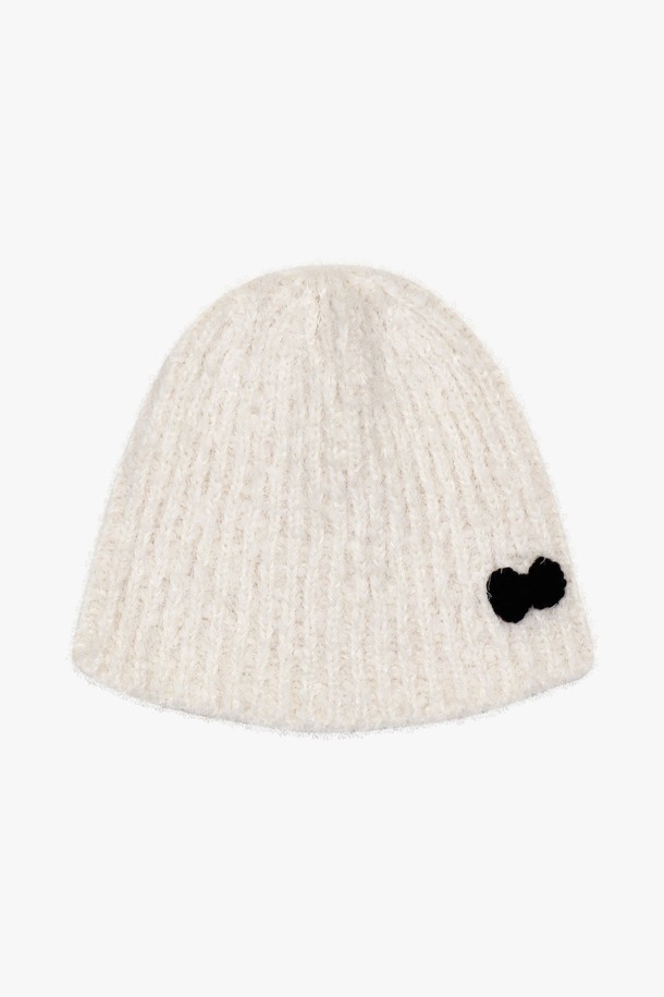 PINKPINEAPPLE - 모자 - FROST WINTER BEANIE_IVORY