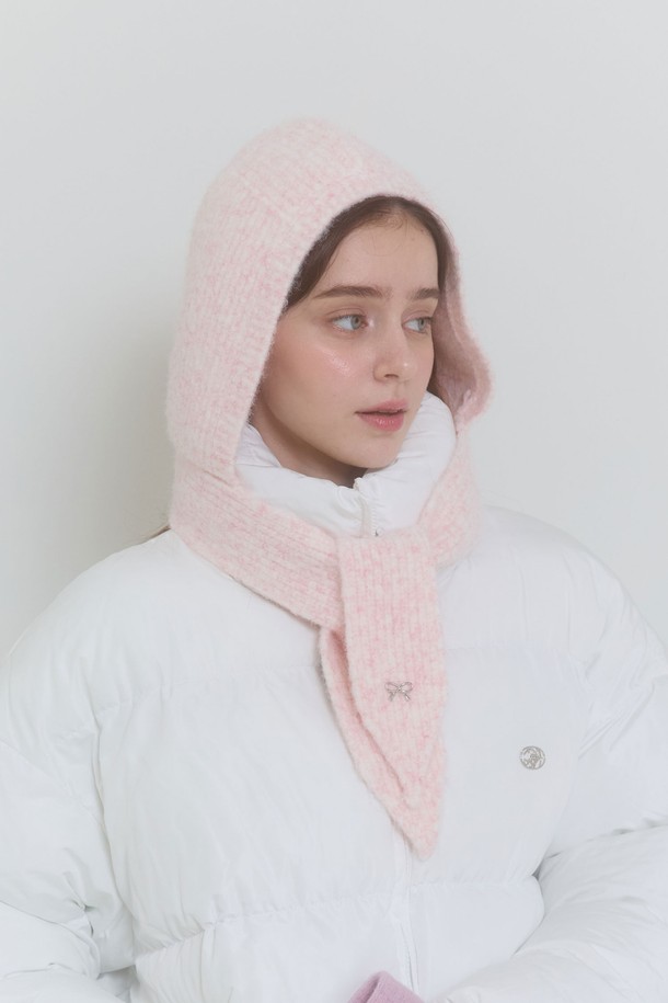 PINKPINEAPPLE - 헤어 ACC - WHISPER WARM BALACLAVA_PINK