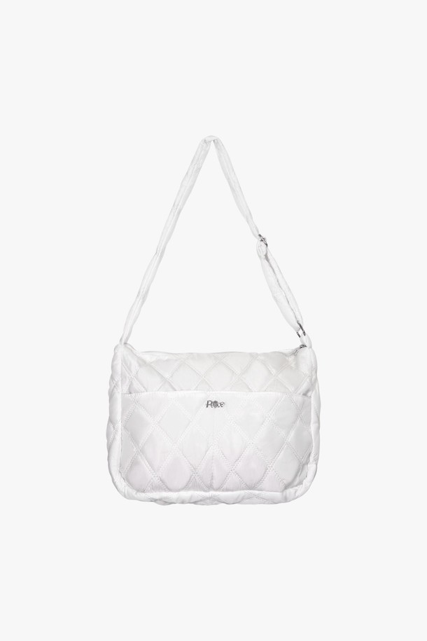 PINKPINEAPPLE - 토트백 - SNOWBLOOM QUILTED BAG_WHITE