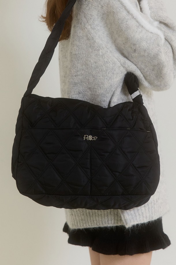 PINKPINEAPPLE - 토트백 - SNOWBLOOM QUILTED BAG_BLACK