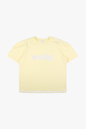 LACE LETTERING TS_YELLOW