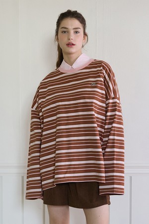 MULTI STRIPE T-SHIRT_PINK