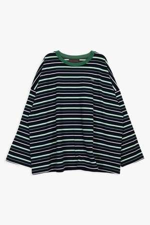 MULTI STRIPE T-SHIRT_GREEN