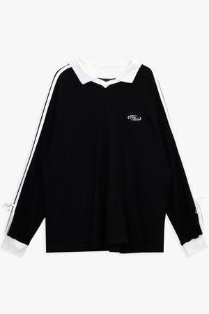 TRACK RIBBON TOP_BLACK