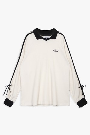 TRACK RIBBON TOP_CREAM