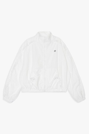 LACE TRACK WIND BREAKER_WHITE