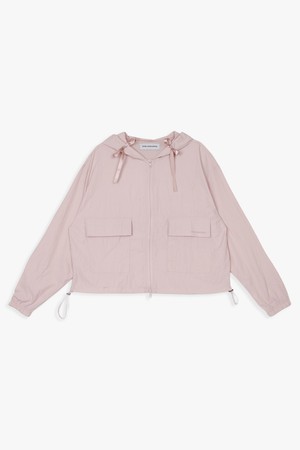 TWO-WAY STRING WIND BREAKER_PINK