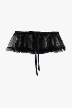 TUTU APRON SKIRT_BLACK