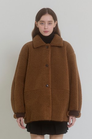 COZY BEAR DUMBLE JACKET_BROWN