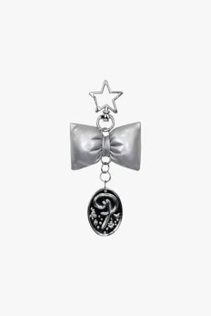 PPA HEART RIBBON KEYRING_SILVER