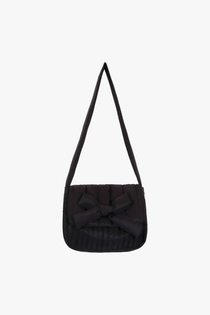 SNOW CLOUD RIBBON BAG_BLACK