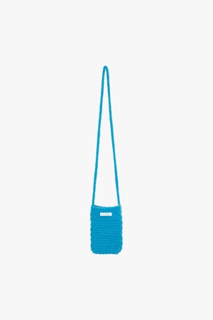 COZY KNIT CROSS BAG_BLUE