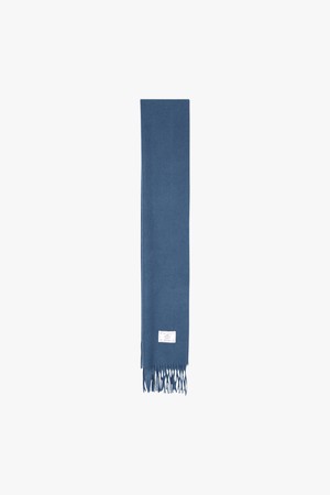 PLUSH WOOL MUFFLER_BLUE