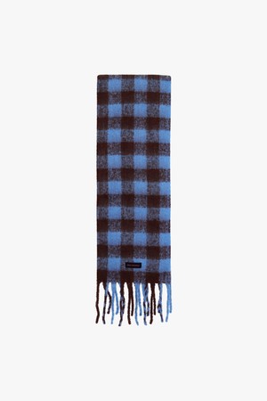 WINTER BREEZE CHECK MUFFLER_BLUE