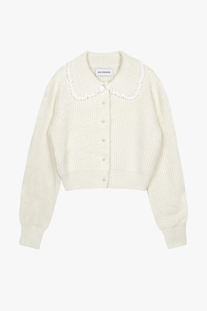 DREAMY FEATHER CARDIGAN_IVORY