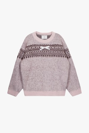 SNOWY SOFT LOVELY SWEATER_PINK