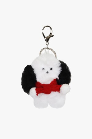 MERRY PUPPY KEYRING_BLACK