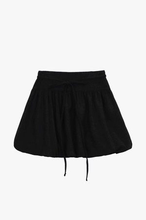 SWEET CORDUROY PUMPKIN SKIRT_BLACK