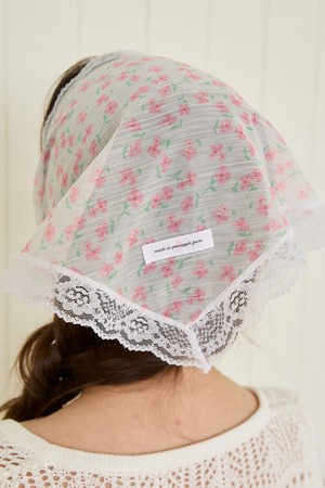 FLOWER SUGAR KERCHIEF_PINK