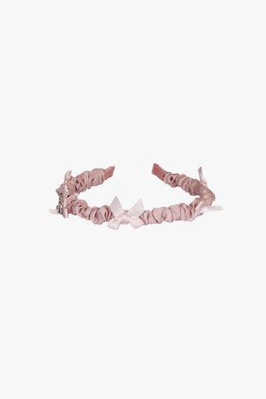 WRINKLE RIBBON HAIRBAND_PINK