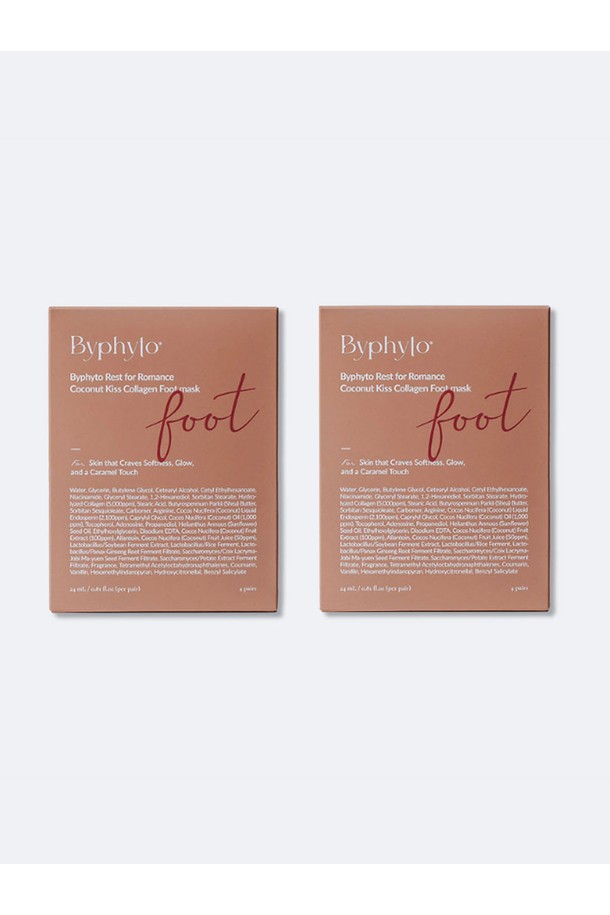 레스트 포 로맨스 코코넛 키스 콜라겐 풋 마스크 2종 세트는 코코넛과 콜라겐 성분을 함유하여 발 피부에 보습과 각질 제거 효과를 선사하는 풋케어 제품입니다. 마스크팩 타입으로, 간편하게 발 관리를 할 수 있으며, 2종 세트로 구성되어 있어 더욱 효과적인 관리가 가능합니다. 남녀 공용으로 사용할 수 있으며, 일회용으로 위생적입니다. 푸석하고 건조해진 발에 촉촉함과 생기를 더해보세요.

