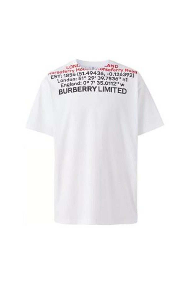 BURBERRY - 반팔티셔츠 - 22SS 버버리 반팔 티셔츠 8048323 DOM