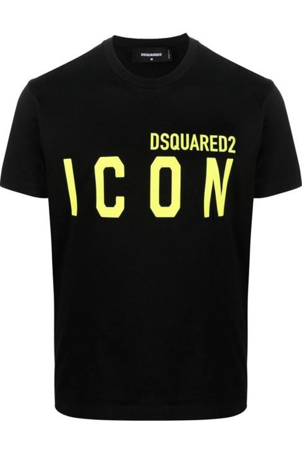 Dsquared2 - 반팔티셔츠 - 23SS 디스퀘어드2 반팔 티셔츠 S79GC0068S23009998 Black