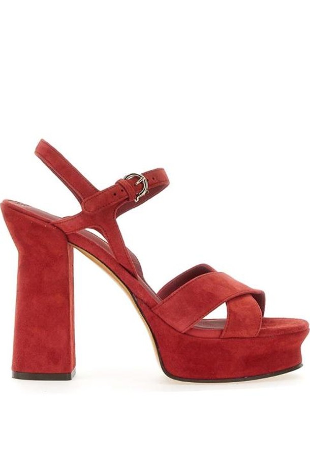 Salvatore Ferragamo - 샌들 - 23SS 살바토레 페라가모 샌들 75815401E555SEQUOIA Red