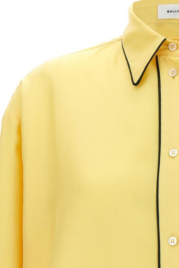 BALLY - 셔츠 - 23SS 발리 셔츠 WSH00FSE074U154 Yellow