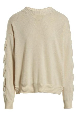 23SS 오프화이트 스웨터 OMHE151S23KNI0016161 Beige