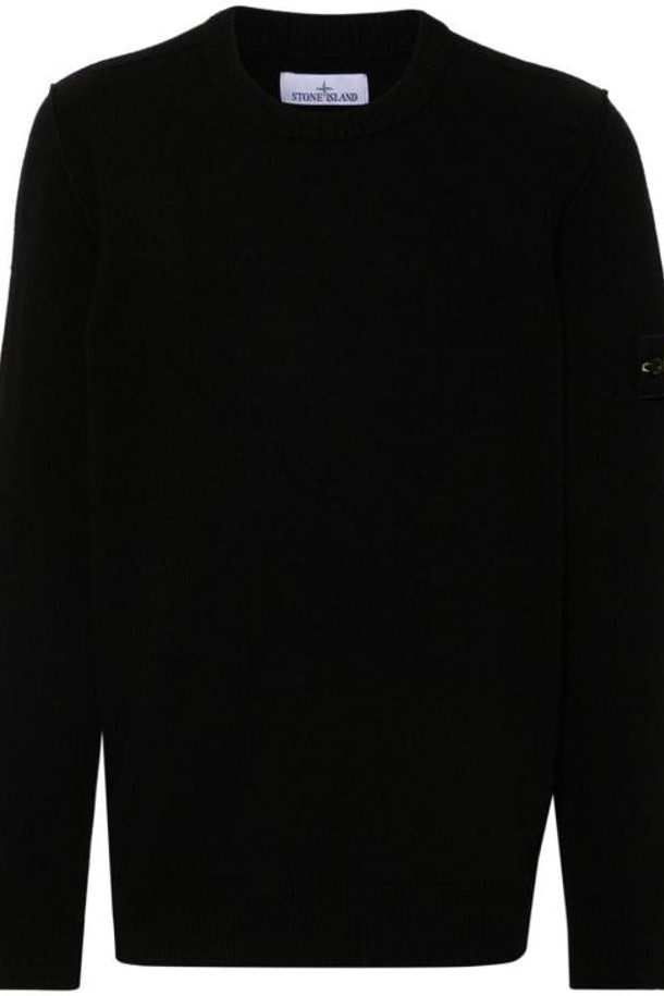 STONE ISLAND - 스웨터 - 24FW 스톤 아일랜드 스웨터 8115508A3 A0029 BLACK