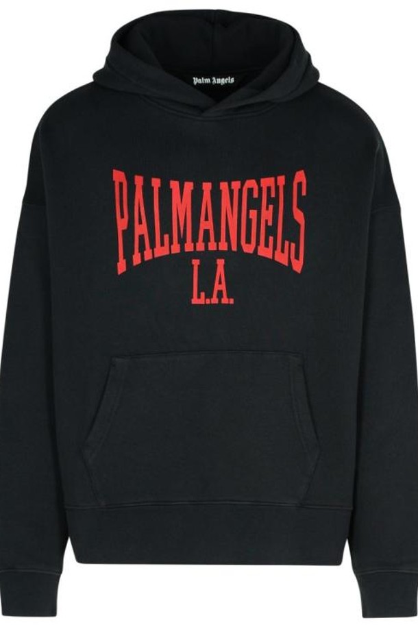 PALMANGELS - 후디 - 24FW 팜앤젤스 후드 티셔츠 PMBB058F24FLE003 1026 Black