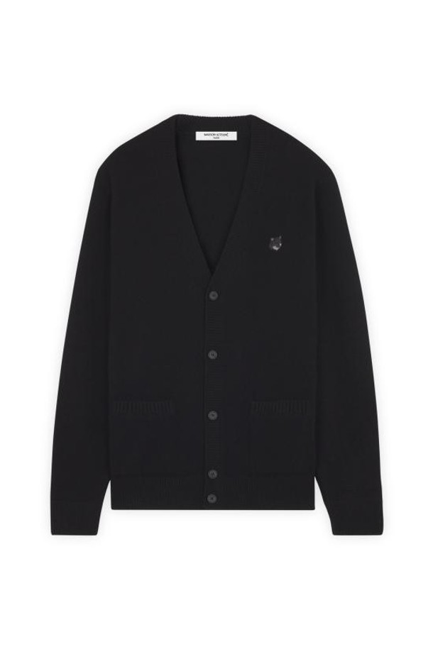 MAISON KITSUNE - 가디건 - 24FW 메종키츠네 가디건 NM00506KT1006 P199 BLACK