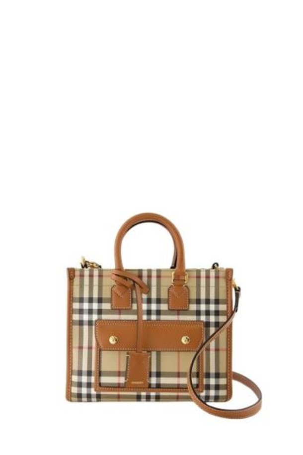 BURBERRY - 토트백 - 24FW 버버리 토트백 8097566 A9534 Brown