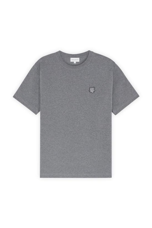 MAISON KITSUNE - 반팔티셔츠 - 24FW 메종키츠네 반팔 티셔츠 MM00127KJ0118 H131 MEDIUM GREY MELANGE