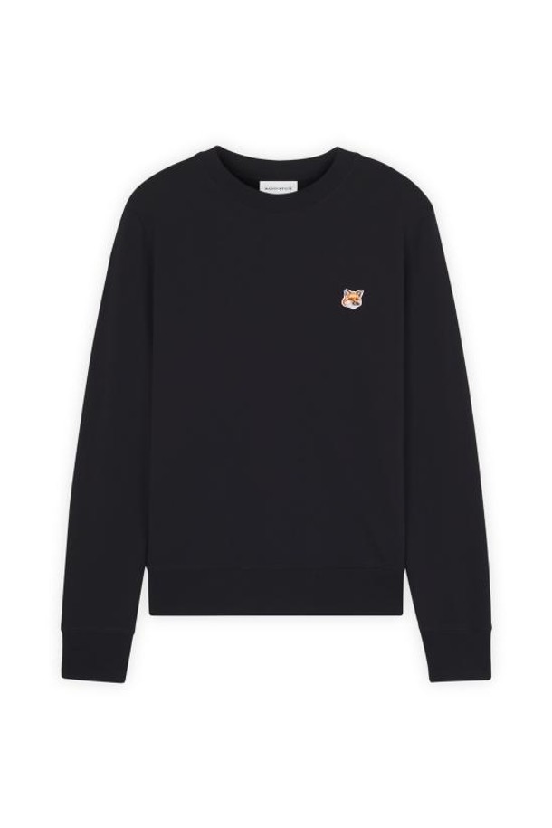 MAISON KITSUNE - 후디 - 24FW 메종키츠네 후드 티셔츠 LM00301KM0001 P199 BLACK