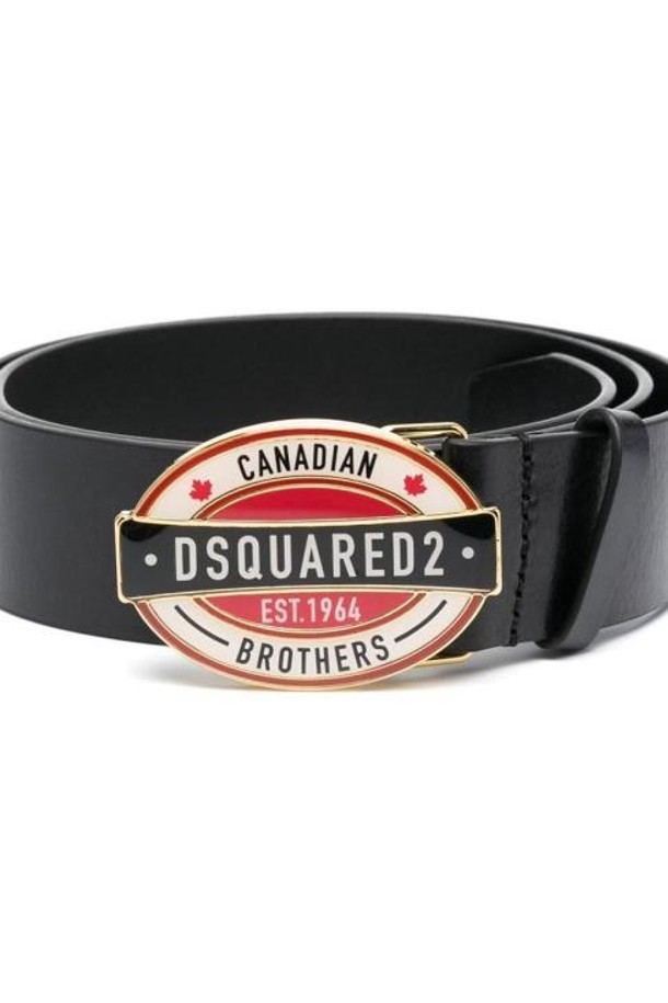 Dsquared2 - 벨트 - 24FW 디스퀘어드2 가죽 벨트 BEM0480 12900001 M1165 Black