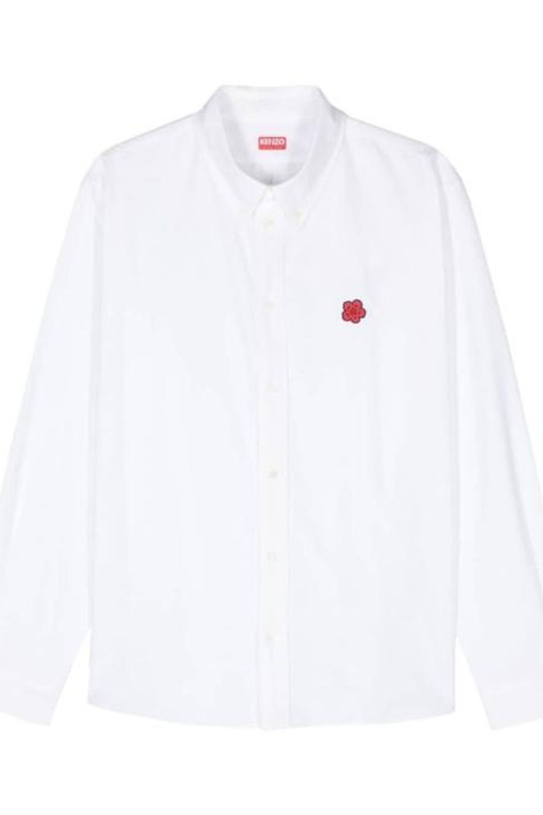 KENZO - 긴팔셔츠 - 24FW 겐조 긴팔 셔츠 FE65CH4109LO 01 WHITE