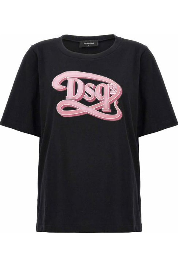 Dsquared2 - 반소매 티셔츠 - 24FW 디스퀘어드2 반팔 티셔츠 S72GD0518S24668900 Black