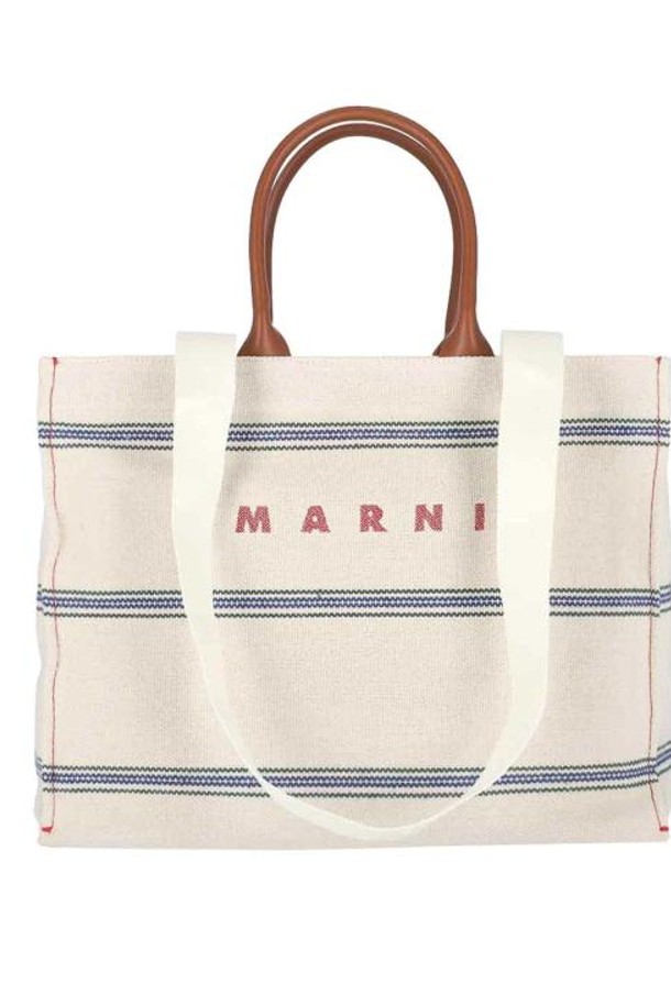 MARNI - 토트백 - 24FW 마르니 토트백 SHMQ0068A0P6457ZO706 White