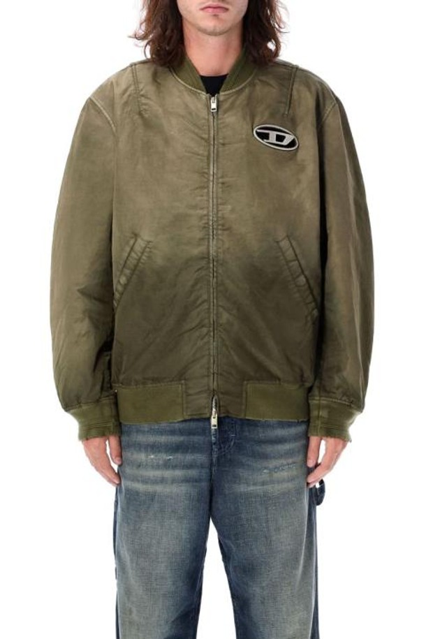 DIESEL - 블루종/점퍼 - 24FW 디젤 자켓 24AA120870QHAR 5AF Green