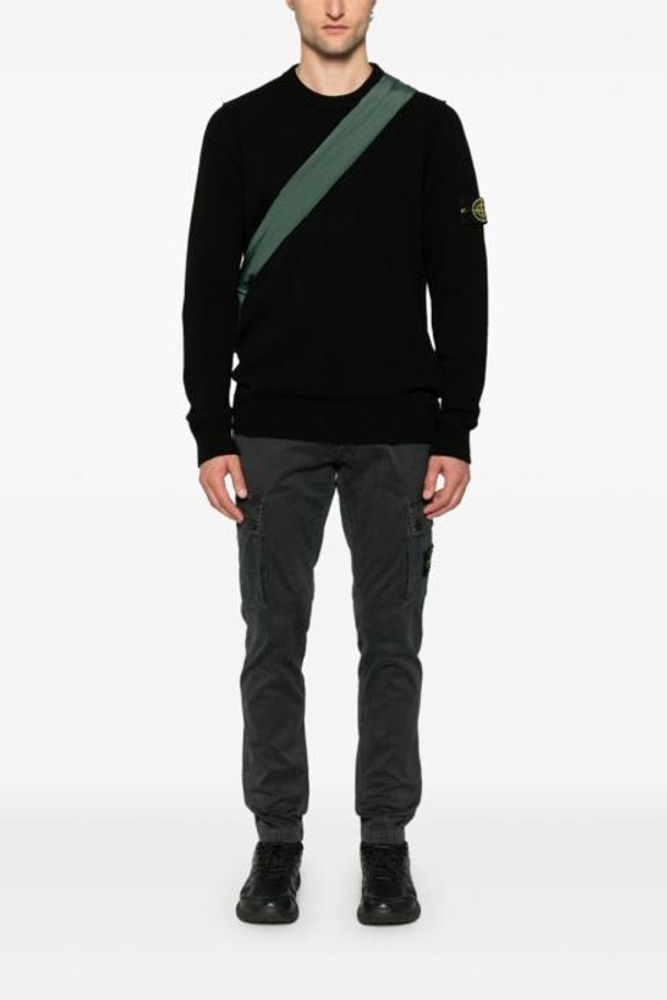 STONE ISLAND - 스웨터 - 24FW 스톤 아일랜드 스웨터 8115508A3 A0029 BLACK