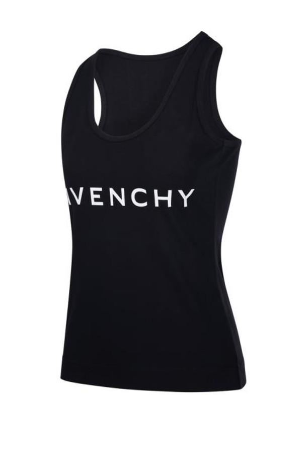 GIVENCHY - 민소매티셔츠 - 24FW 지방시 민소매 티셔츠 BW70AZ3YAC 001 BLACK