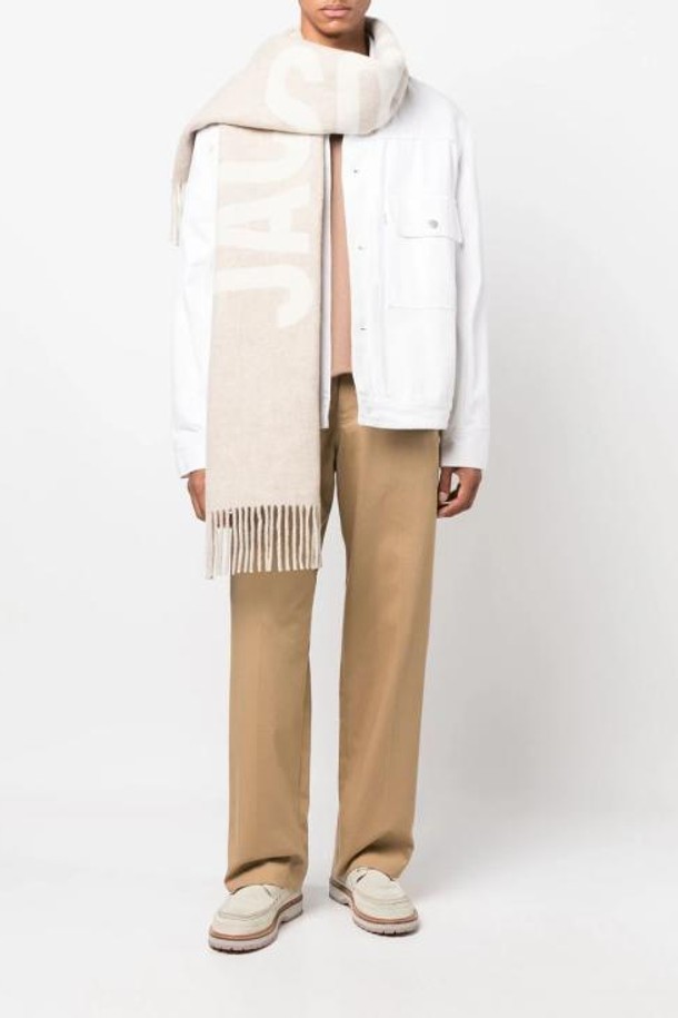 JACQUEMUS - 스카프/머플러 - 24FW 자크뮈스 머플러 스카프 226AC4355007 MULTI BEIGE 015