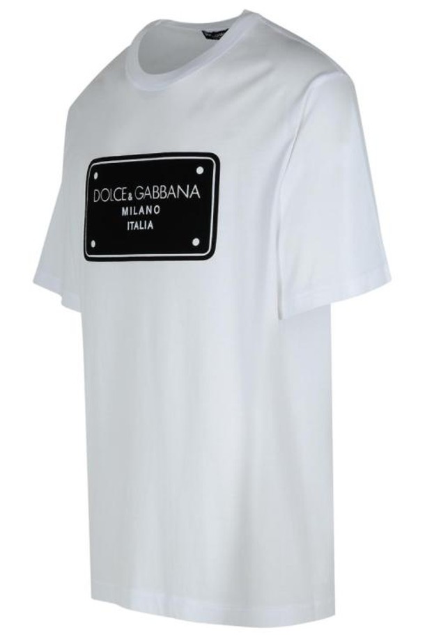 DOLCE & GABBANA - 반팔티셔츠 - 24FW 돌체앤가바나 반팔 티셔츠 G8PN9Z G7NRN W0800 White